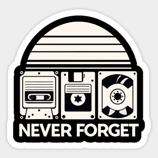 Never Forget Sticker